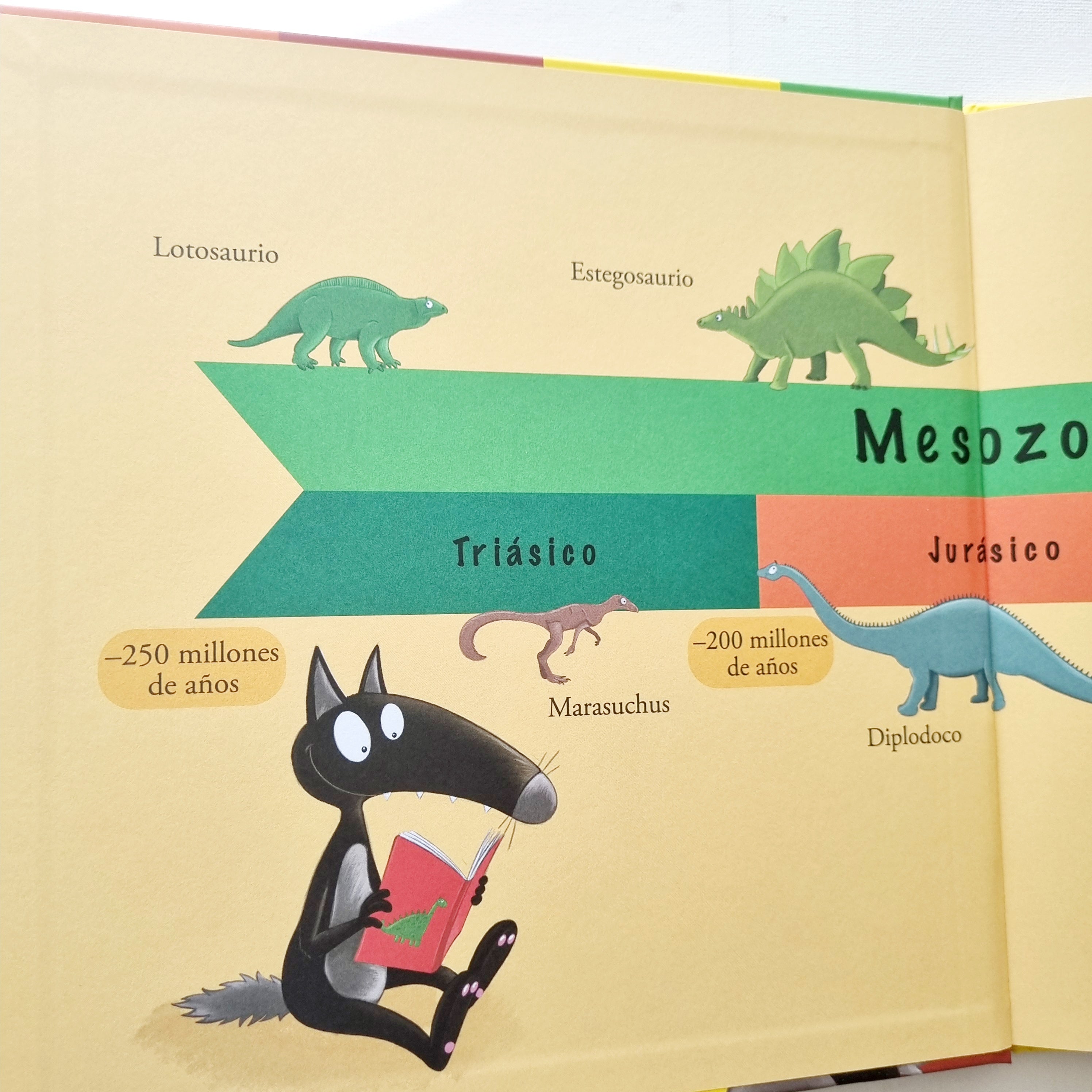 El lobo que adoraba los dinosaurios El lobo que adoraba los dinosaurios